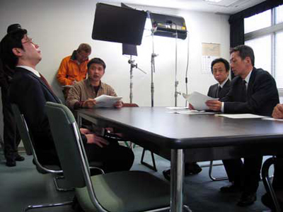 セリフの打合せ。