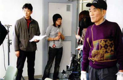 リハーサル中。