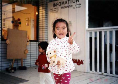 去年宮古島で拾った小犬を世話してくれているののちゃんも応援に来てくれました。